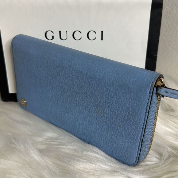 💯Authentic Gucci Zipped Around Long Wallet🍀 - Picture 9 of 15